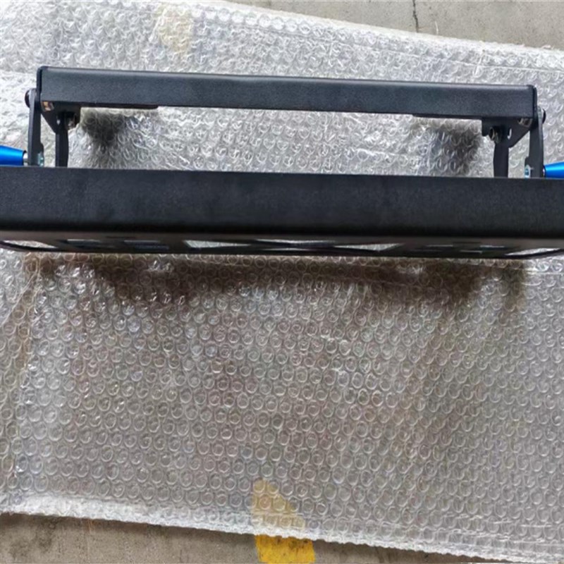 越野车绞盘牌照架坦克前杠改装翻牌器牧马人车牌架平移牌照支架