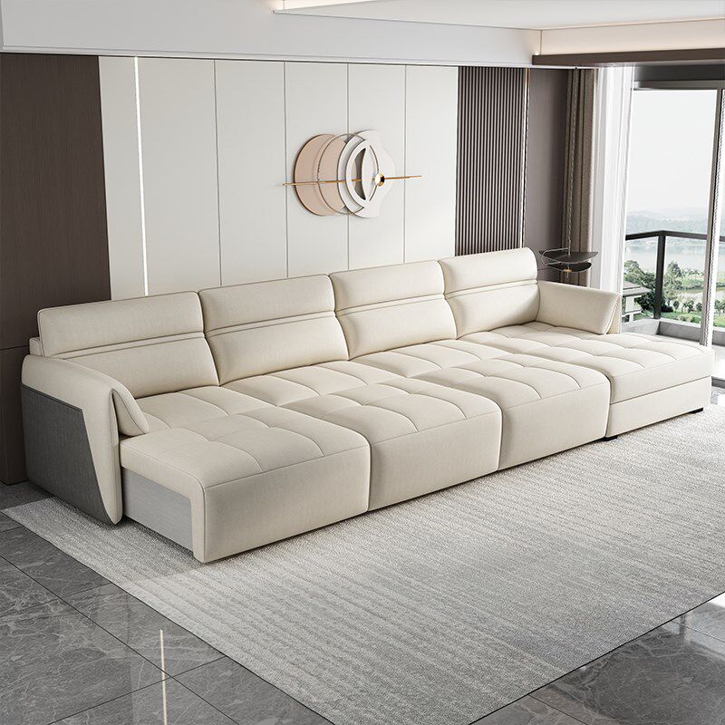 多功能储物遥控伸缩沙发床科技布沙发意式轻奢电动大中小户型沙发