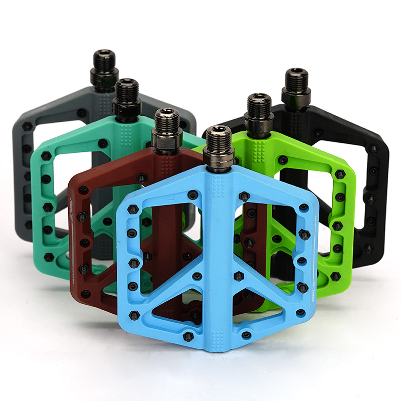 山地车尼龙脚踏AM速降超轻培林 折叠车自行车通用防滑钉踏板脚蹬