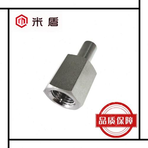316L不锈钢卡套自动焊接管接头 G1/4内螺纹-3/8管焊接转接头