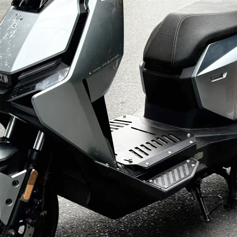 适小牛FXT电动车加宽踏板配件FX延长拓展下沉脚踏改装脚踩搁脚板