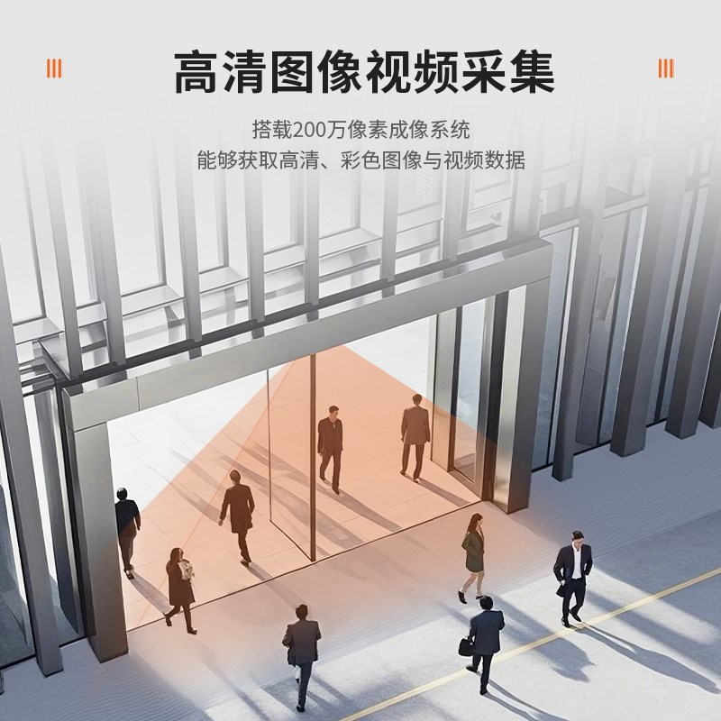 客流计数器商场人流量统计摄像头门店人数监测系统可检测性别年龄