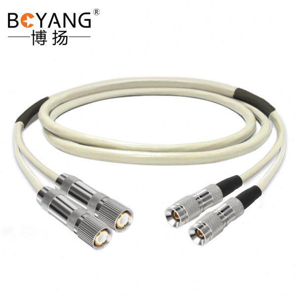 博扬 2M跳线L9-CC4 2M兆E1接头成品跳线syv75-2-1同轴电缆DDF转