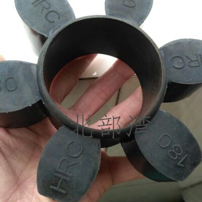 复盛空压机联轴胶HRC180空压机联轴器缓冲垫6个角梅花胶梅花软接