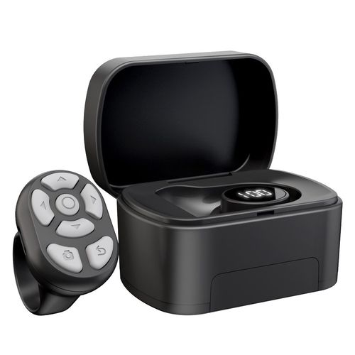 充电抖音蓝牙指环戒指遥控器手机刷快手短视频拍照录视频小说翻书