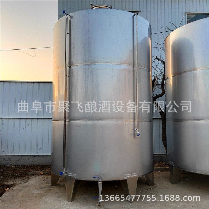直销10吨白酒罐304储存罐密封发酵桶 不锈钢食品罐车载运输罐特价