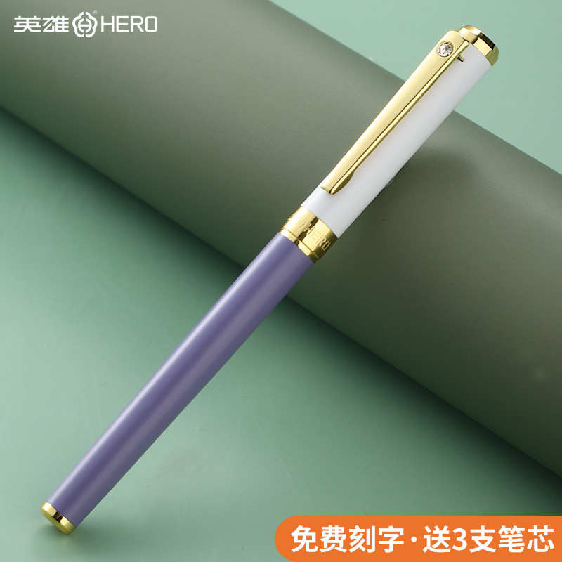 签字笔商务高档宝珠金属重手感男士碳素黑色水笔圆珠签名签单神笔