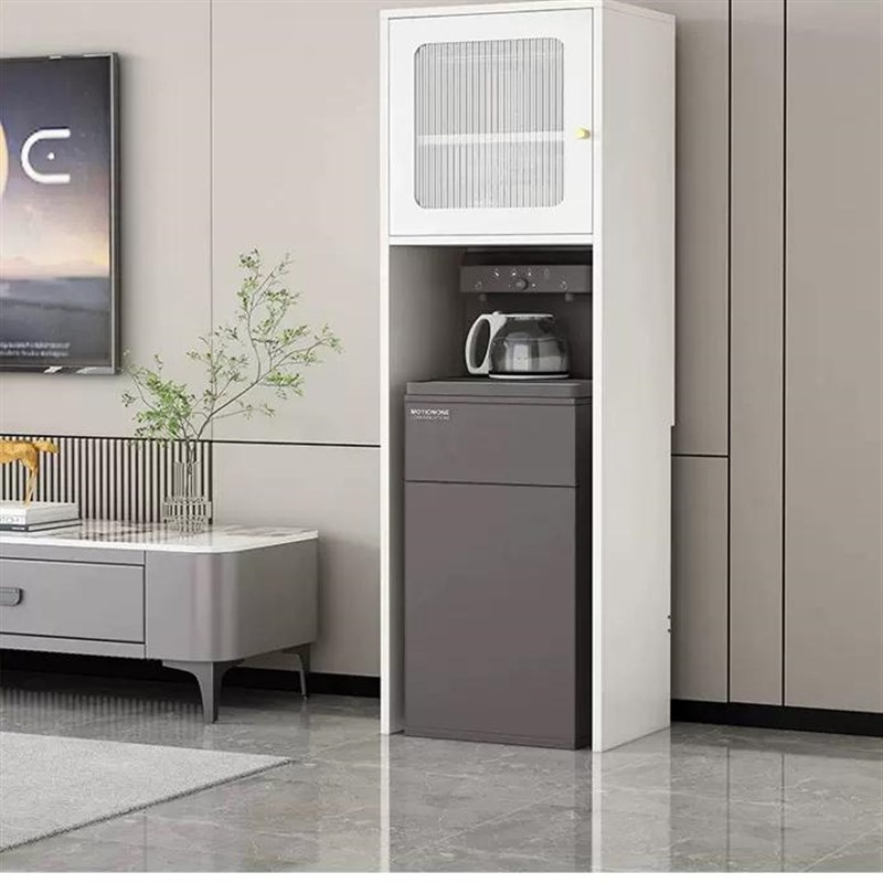 茶吧机上方置物架客厅餐边柜饮水机柜多层储物收S纳柜扫地机器人