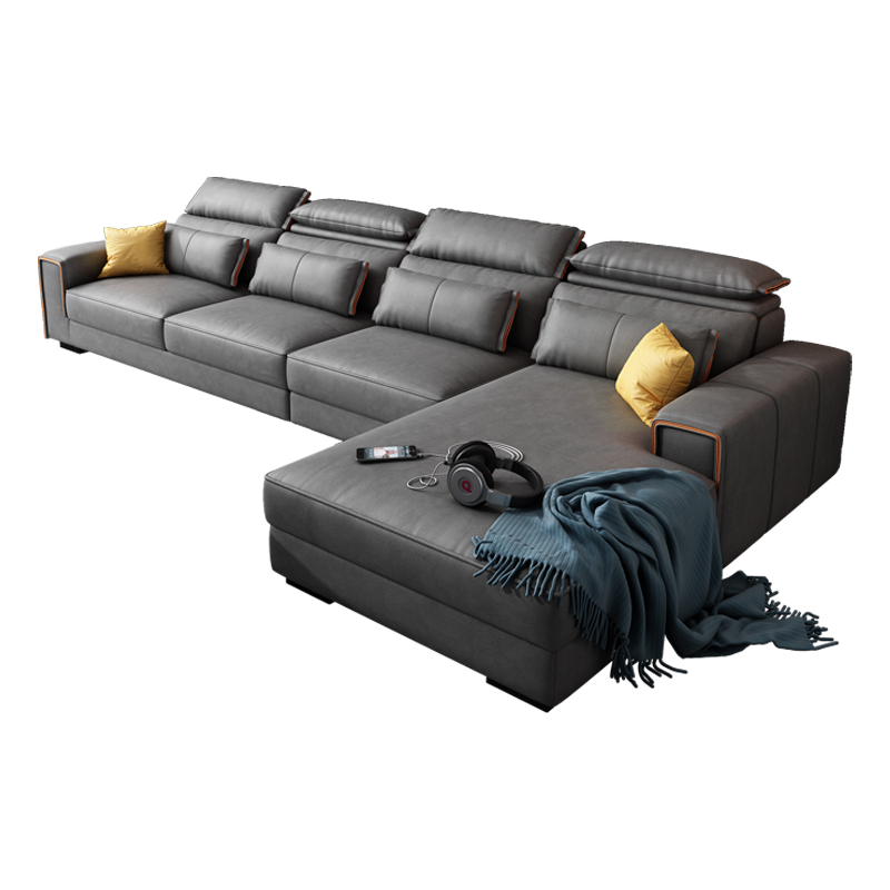 北技布乳胶沙发o客厅组合可拆洗简约大小户型布沙发