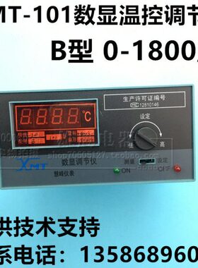 XMT-101B型 0-1800度高温数显温控调节仪/温控表/温控器S型 B型