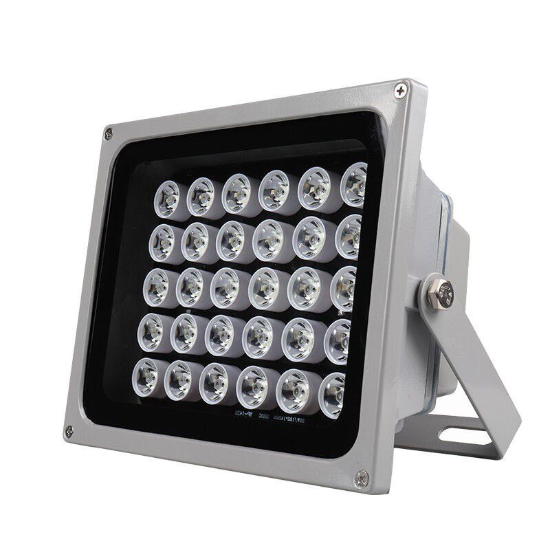 LED监控投光灯补光灯户外防水自动光控感应220V50W摄像头补光照明