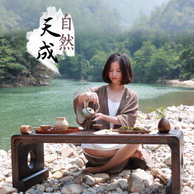 烧桐木古琴桌凳共鸣琴桌 实木古琴琴桌 中式仿古琴桌琴凳 矮琴桌
