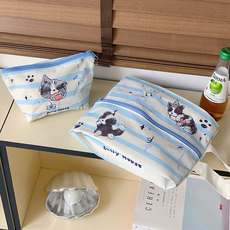 衣服旅行收纳袋可爱卡通小狗衣物整理包内衣分装出差行李箱收纳包