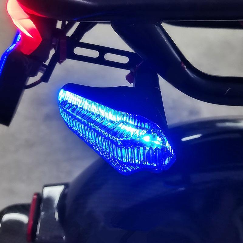 小牛改装配件爆改雅迪x5极光3.0/4.0战警电动摩托车LED流水转向灯