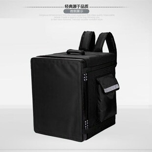 定制EPP泡沫箱双肩背外卖箱送餐炸鸡汉堡食品保温分层披萨外送箱