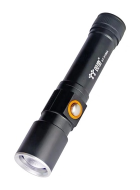 双童强光小手电筒LED充电迷你超亮家用户外远射变焦便携ST-3186A