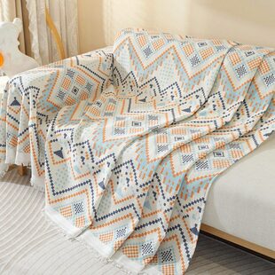 棉麻沙发巾一整张全盖全包沙发盖布盖巾盖毯桌布四季通用沙发套罩