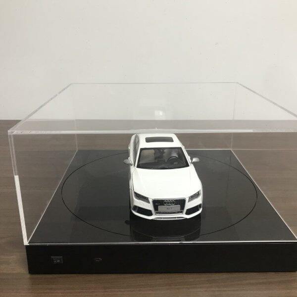 1/18汽车模型黑色旋转台展示盒