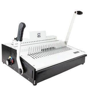 S980胶圈夹条装订机夹条带抽刀装订机梳式装订机胶圈装订机厂家