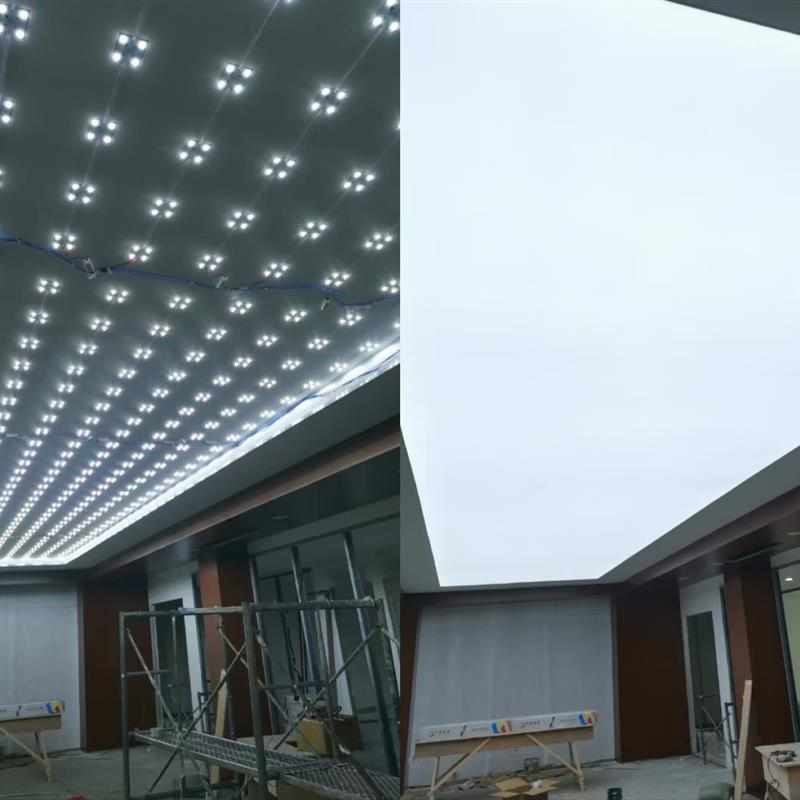 软膜天花卡h布灯箱膜防火软膜灯箱布材料