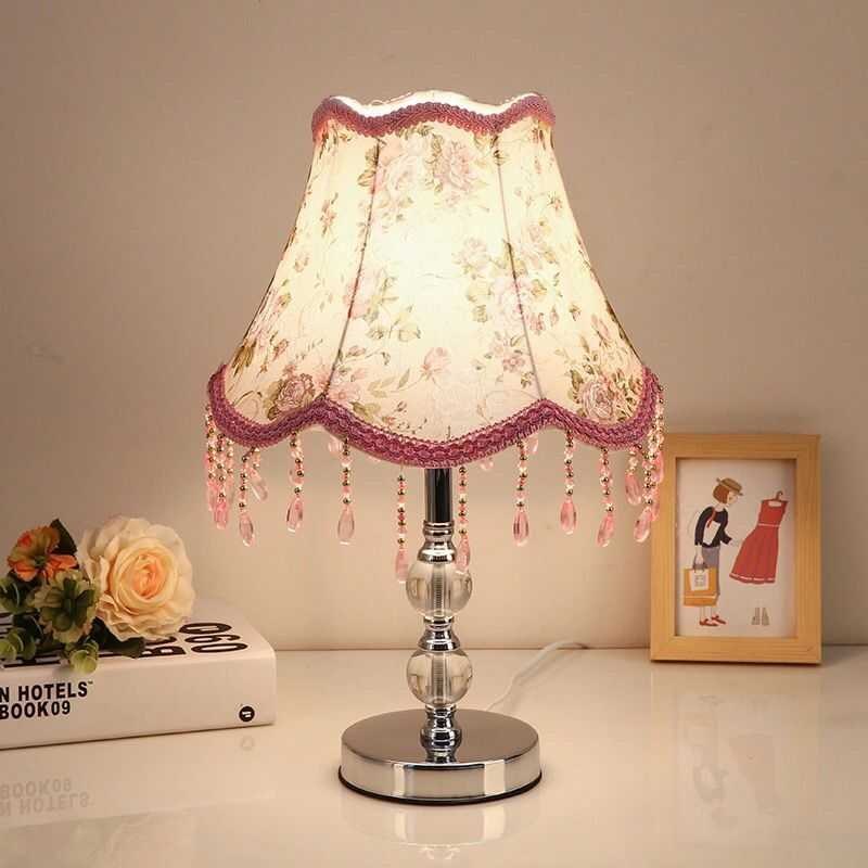 水晶简约a现代欧式创意温馨卧室台灯可调光小夜灯暖光喂奶床头柜