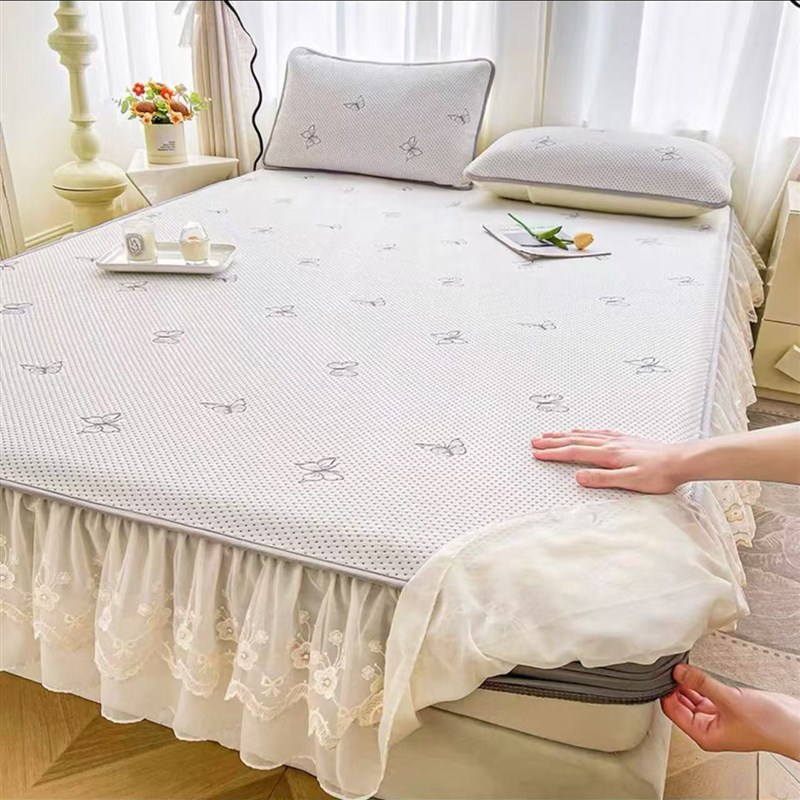 07-08 豆z豆凉席床笠花边款