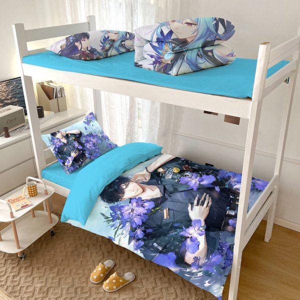 定制光与夜之恋女生宿舍六件套萧逸陆沉床垫被子枕芯开学帅哥整套,床上用品,学生床品套件,淘宝优惠券,粉丝福利购,淘宝优惠卷