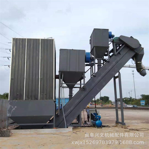 吉林散灰自动装罐车吸灰机每小时卸5个集装水泥灰机 集装箱卸车机