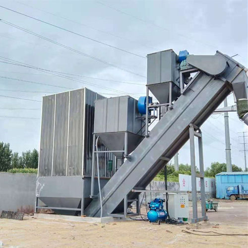 石灰粉中转装车机 集装箱自动倒灰输送设备 集装箱水泥无尘拆箱机