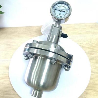 适用不锈钢304/316液体DN15/20气囊式脉冲阻尼器内丝LGMQ隔膜式缓