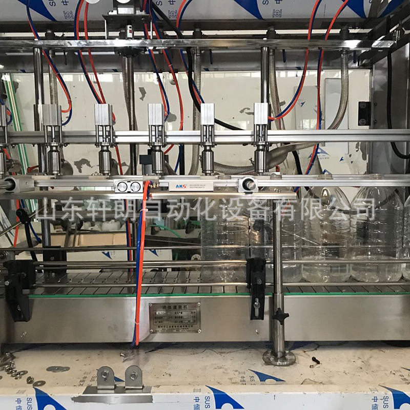 油脂灌装机 食用油大桶油类白酒自动灌装生产线设备 柱塞式灌装机