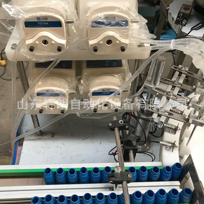 妇科消炎凝胶灌装机 外用涂剂口服液灌装生产设备 原液精华旋盖机