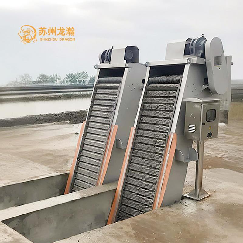机械格栅除污机不锈钢自动机械格栅回转齿耙细格栅污水打捞机质