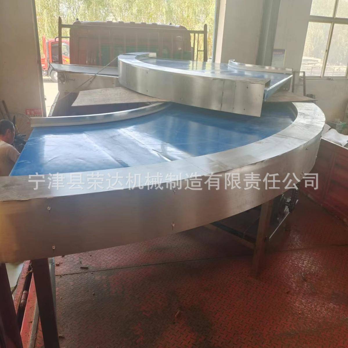 转弯输送机拐弯45度90度180度360度拐弯转向皮带传送带碳钢不锈