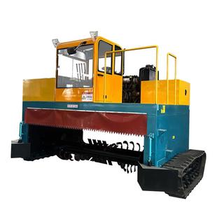 85马力肥料发酵翻堆机农业废弃物座驾式 翻抛机有机肥履带翻抛机