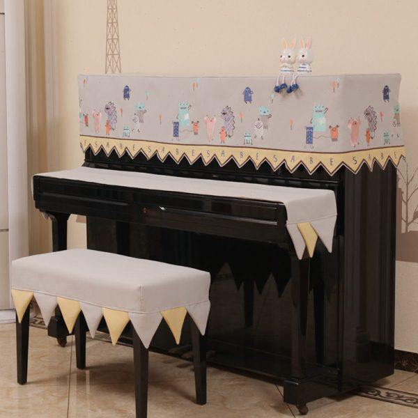 儿童卡通钢琴罩半罩防尘罩盖布公主布艺简约男孩立式钢琴套全罩,居家布艺,钢琴罩,淘宝优惠券,粉丝福利购,淘宝优惠卷