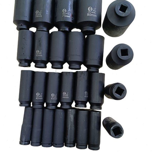 包邮1寸加长套筒一寸套筒特长24/27/30/36/46/50/55/65/75/85/100