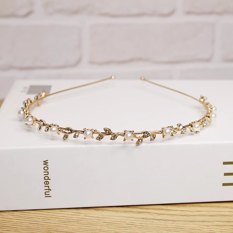 发箍女式高端仙女网红20s24年新款细水钻珍珠女款高级感洋气时尚