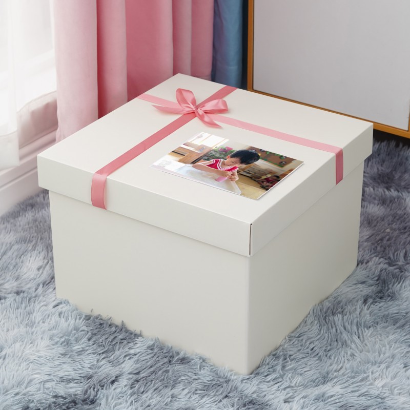 超大礼物盒大g号礼品盒空盒生日礼盒仪式感白色包装盒送女友惊喜