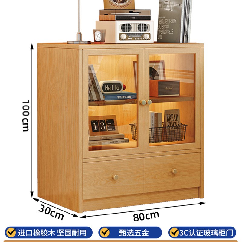 实木书柜一体整墙定制柜子客厅书房储物柜尺寸定做X满墙组合书橱