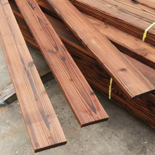 防腐木地板碳化实木板材木条护墙板樟子松吊顶庭院葡萄架户外木方