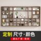 茶杯架客厅多宝阁书架博古架实木茶室茶叶展示柜壁挂式 置物架茶具
