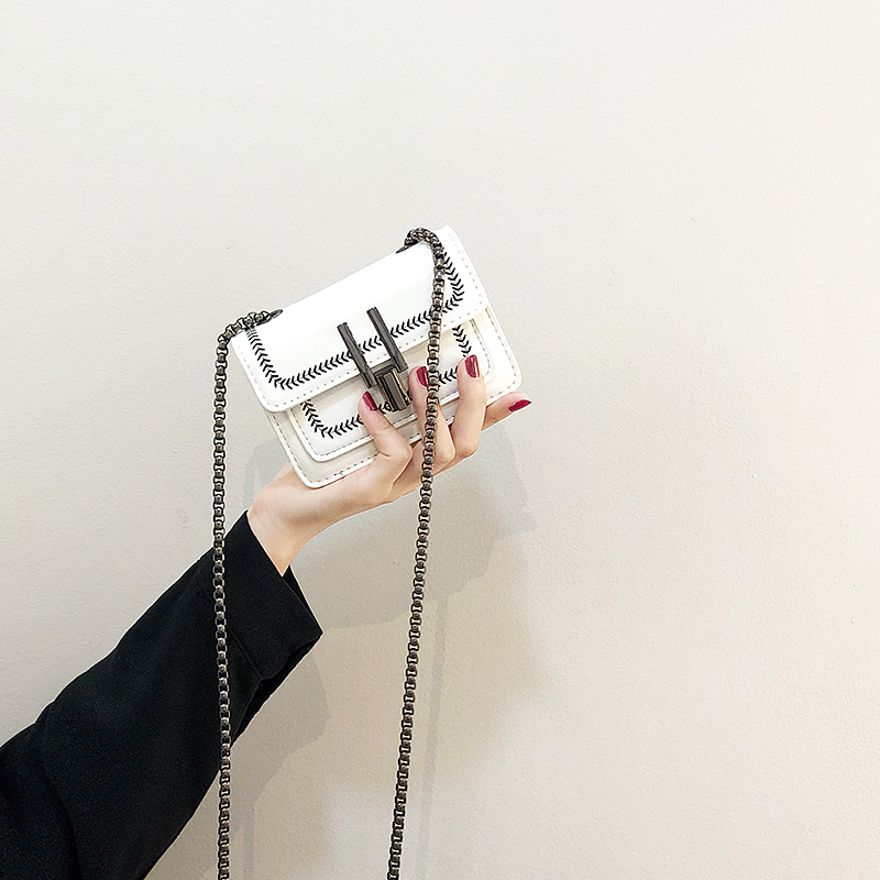 小众设计包包女2020新款ins百搭链条斜挎小包网T红时尚迷你口红包