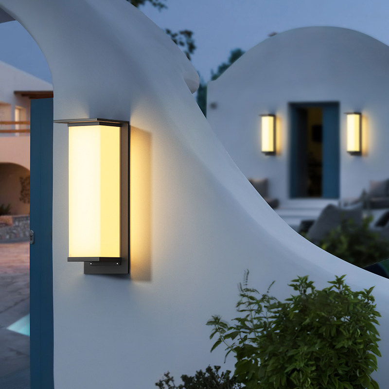 户外壁灯防水庭院灯室外阳u台灯现代太阳能外墙灯门前灯别墅大门,家装灯饰光源,户外壁灯,淘宝优惠券,粉丝福利购,淘宝优惠卷