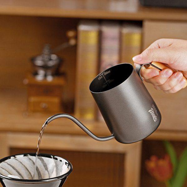 Bincoo手冲咖啡壶咖啡过滤杯不锈钢长嘴细口壶挂耳壶冲泡咖啡器具