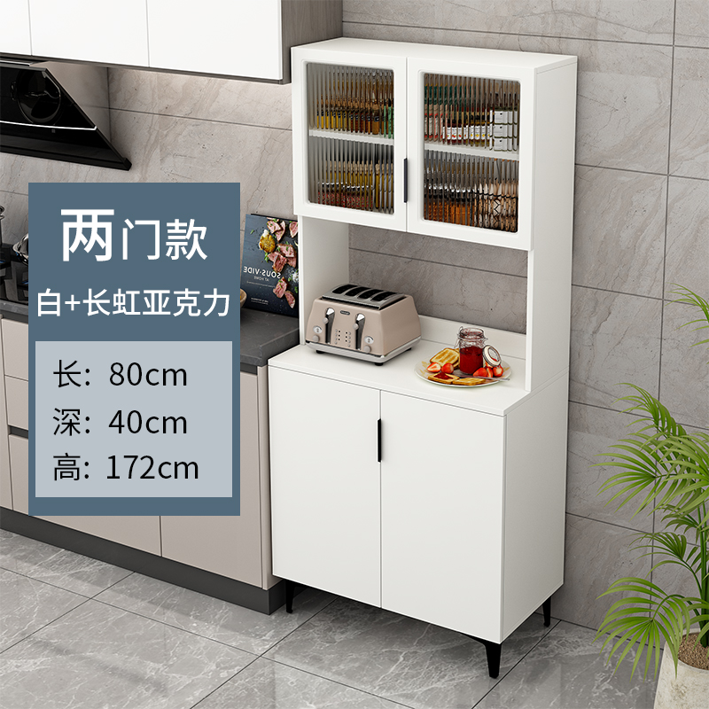 厨房置物架储物柜橱柜微波炉电饭煲餐边柜餐具碗碟电器.炸锅收纳