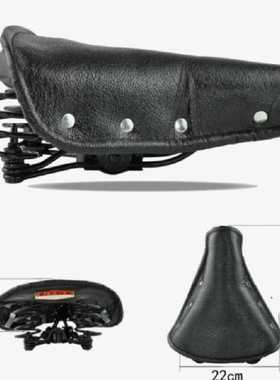 28自行车配件老式自行车座垫超软减震弹簧坐垫山地单车坐鞍座