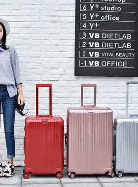 1510铝框行李箱金属包角旅行登机箱框拉杆箱蓝色内里