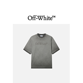 OFF T恤 磨白做旧宽松短袖 WHITE™女装 新款