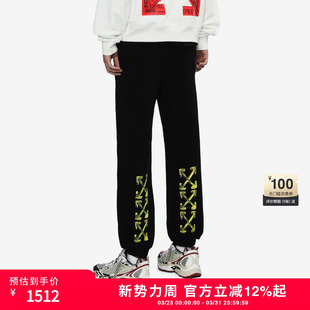 卫裤 OFF 宽松束脚运动裤 新款 WHITE™情侣装